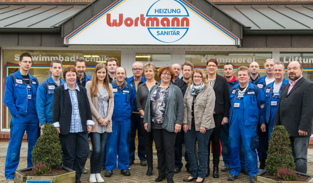 Wortmann Heizung und Sanitär Teamfoto